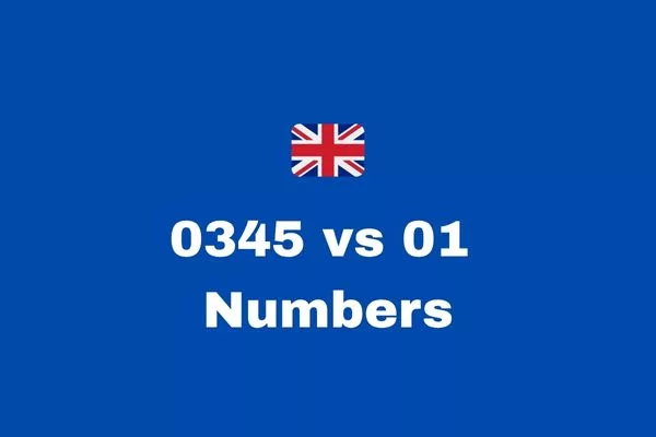 0345 vs 01 numbers